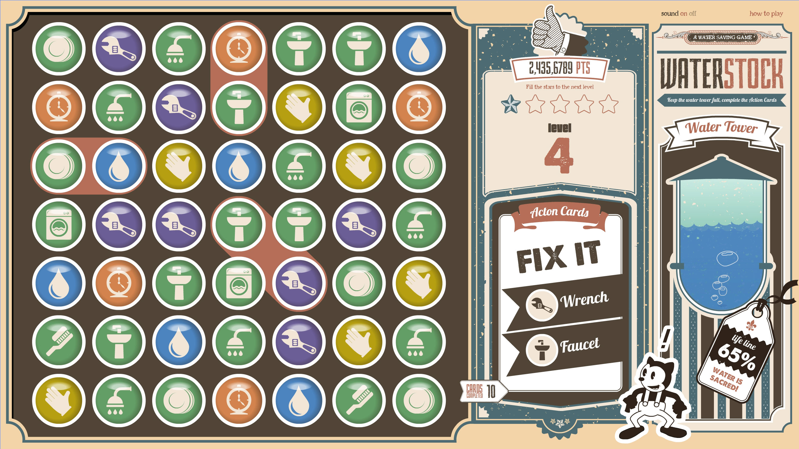Waterstock Game